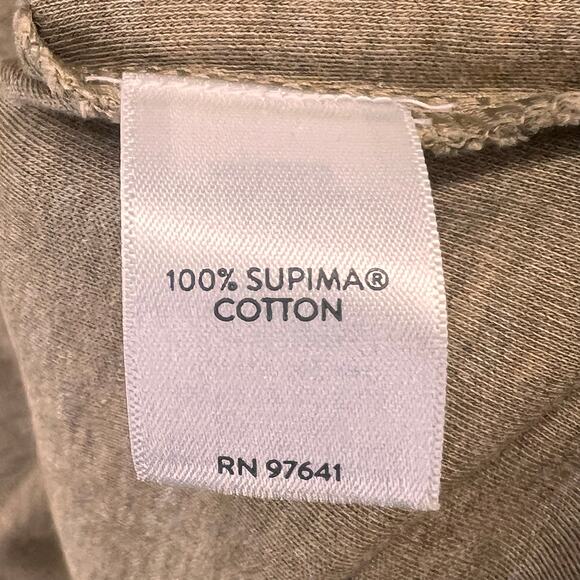 J Jill Simply Supima Tunic Top Womens 1X Tan Crew Neck Drop Shoulders Relaxed - Picture 11 of 14